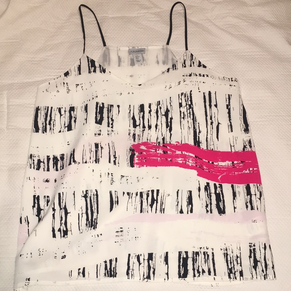 White patterned top